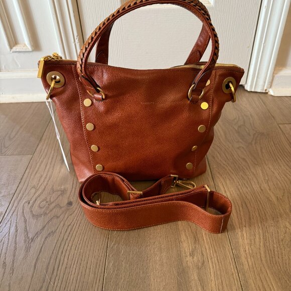 Hammitt Daniel Medium Manzanita Tan Brown Leather Satchel New - Picture 5 of 8